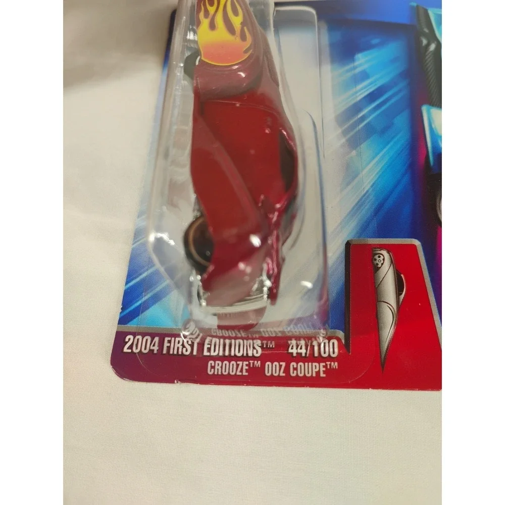 2004 Hot Wheels #44 First Editions 44/100 CROOZE‎ OOZ Coupe Flames New Vintage